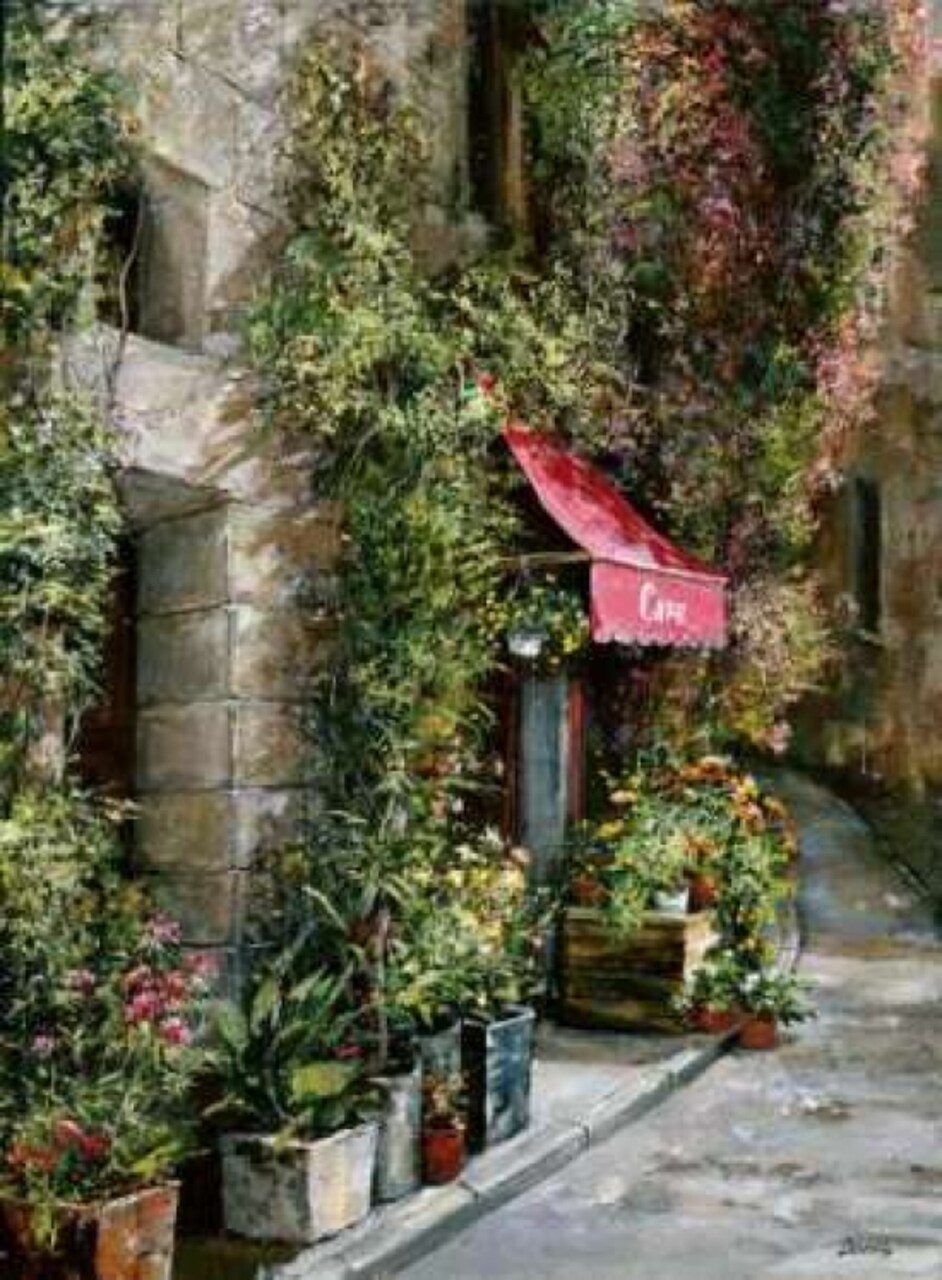 St. Moritz Cafe Poster Print by Roger Duvall - Item # VARPDXCC2293